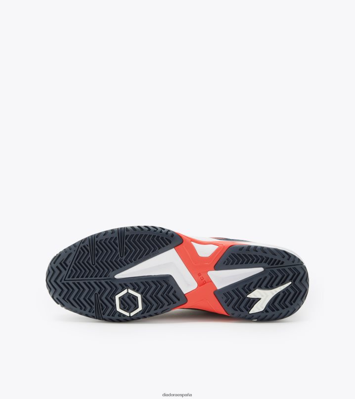 trofeo 2 ag pkl 8T8H4Z208 corsario azul/blanco/rojo fuego hombres Diadora zapatos