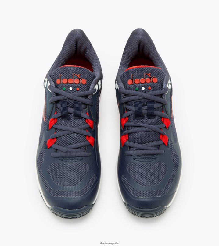 trofeo 2 ag pkl 8T8H4Z208 corsario azul/blanco/rojo fuego hombres Diadora zapatos