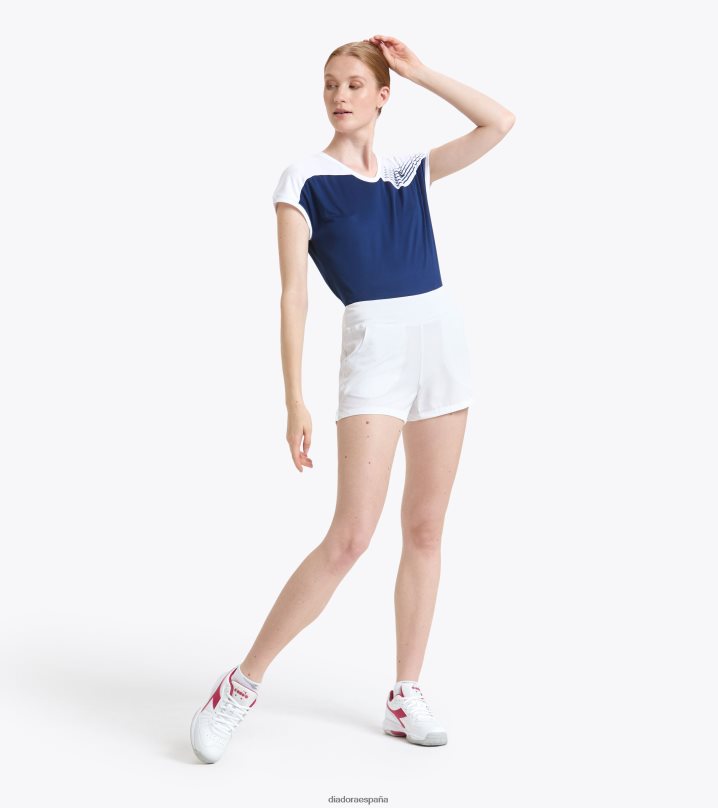 yo cancha corta 8T8H4Z725 blanco óptico mujer Diadora vestir