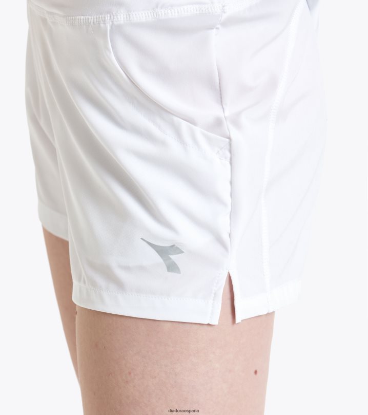 yo cancha corta 8T8H4Z725 blanco óptico mujer Diadora vestir