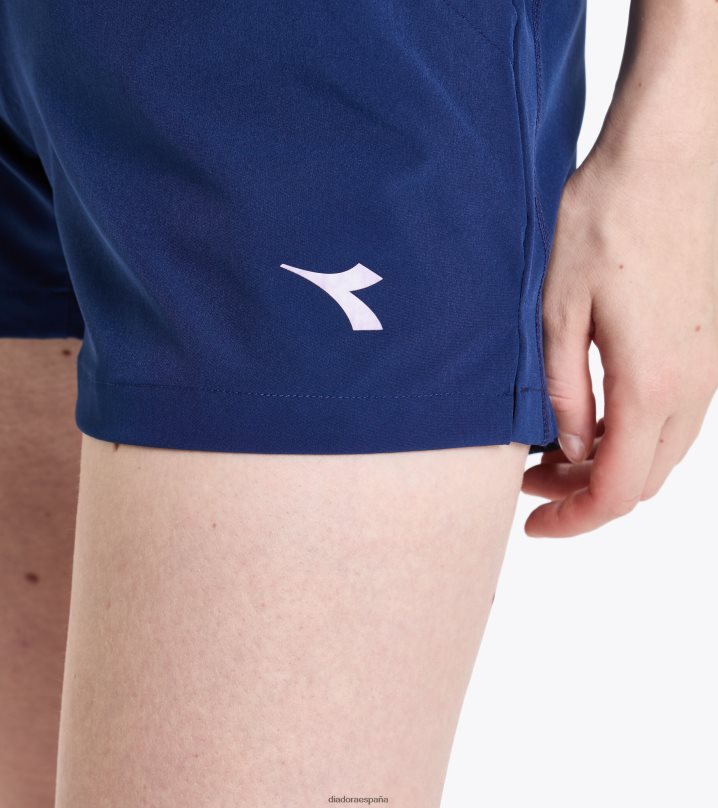 yo cancha corta 8T8H4Z726 marina saltire mujer Diadora vestir