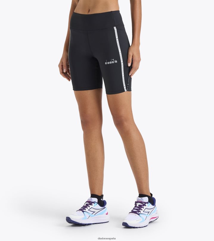 yo pantalones cortos de bicicleta ser uno bolsillos 8T8H4Z630 negro mujer Diadora vestir