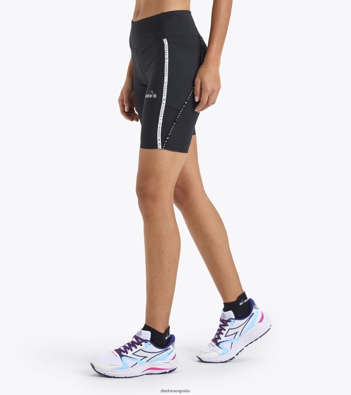 yo pantalones cortos de bicicleta ser uno bolsillos 8T8H4Z630 negro mujer Diadora vestir
