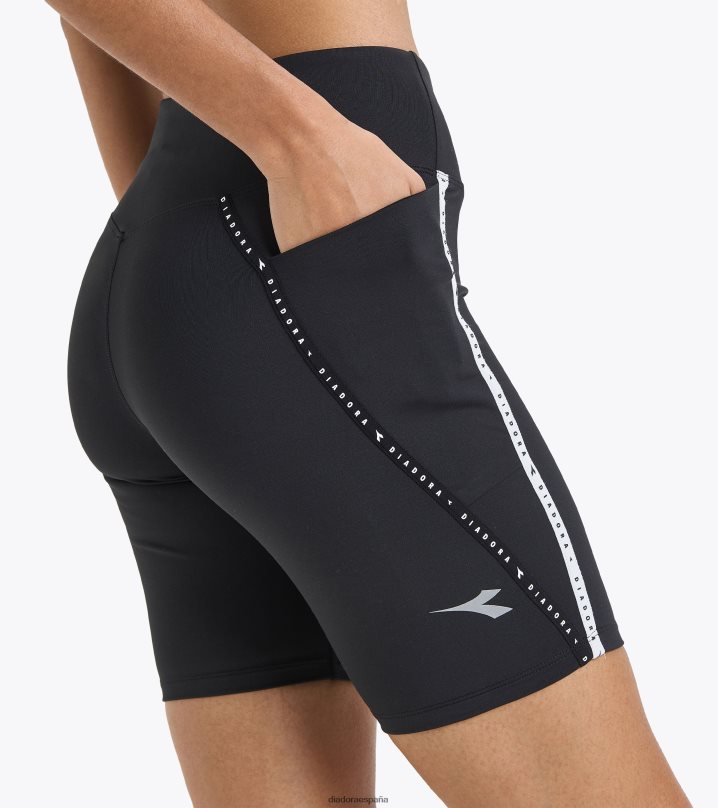 yo pantalones cortos de bicicleta ser uno bolsillos 8T8H4Z630 negro mujer Diadora vestir