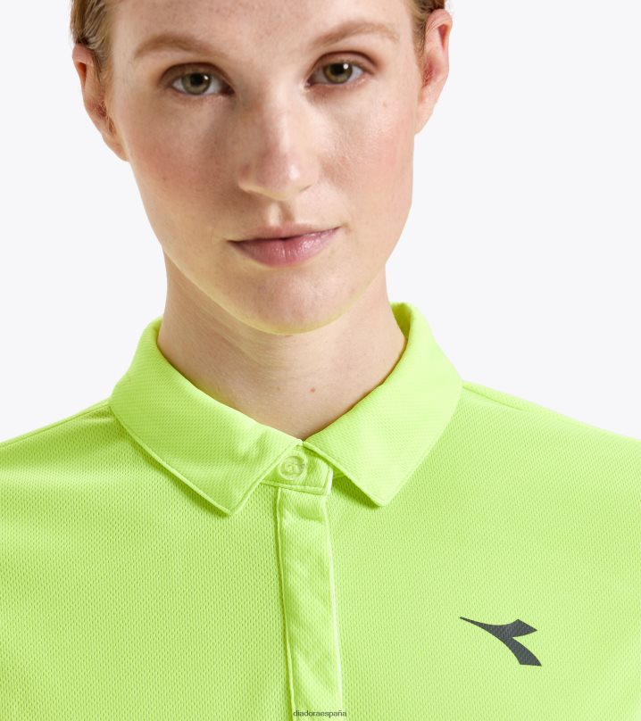 yo cancha de polo 8T8H4Z702 amarillo fluo dd mujer Diadora vestir