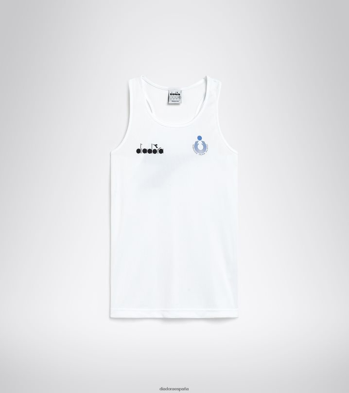 canotta allenamento donna bv italia 8T8H4Z656 blanco óptico mujer Diadora vestir