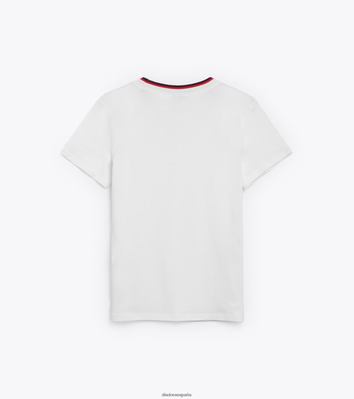 t-shirt ss tweener 8T8H4Z733 blanco óptico mujer Diadora vestir