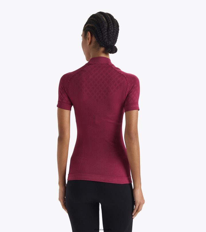 yo acto de camiseta ss 8T8H4Z693 rubina violeta mujer Diadora vestir