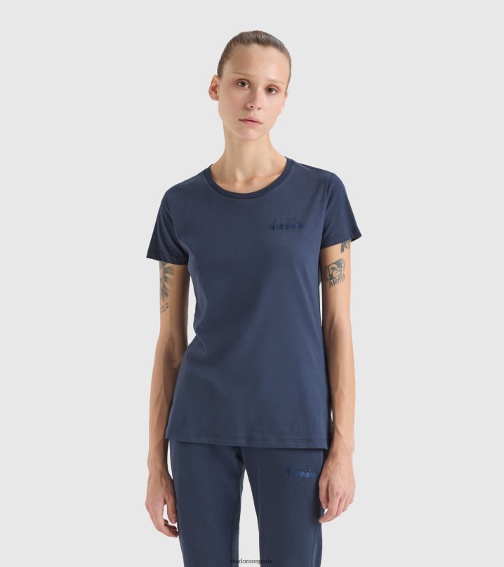yo camiseta ss mii 8T8H4Z730 corsario azul mujer Diadora vestir