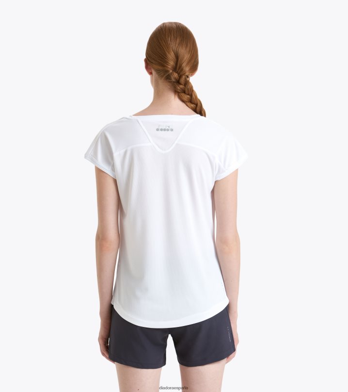 yo corte de camiseta 8T8H4Z714 blanco óptico mujer Diadora vestir