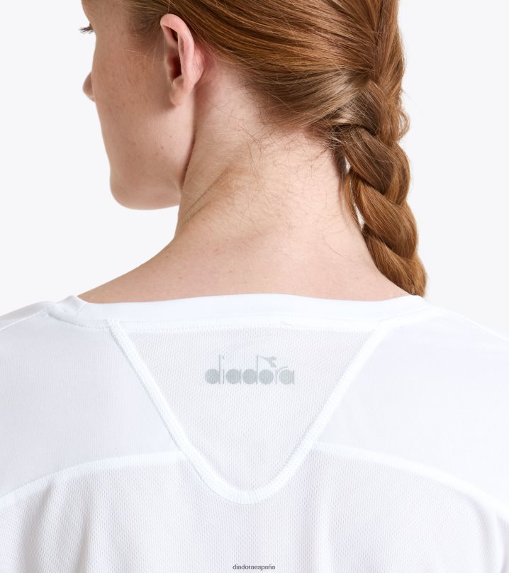 yo corte de camiseta 8T8H4Z714 blanco óptico mujer Diadora vestir