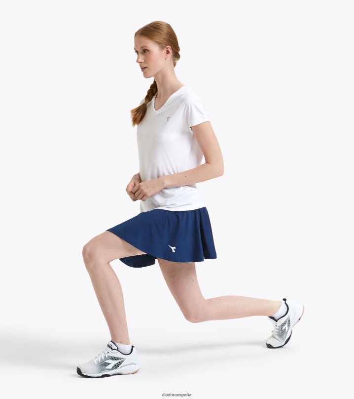 yo equipo de camiseta 8T8H4Z742 blanco óptico mujer Diadora vestir