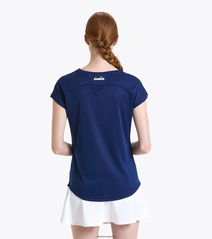 yo equipo de camiseta 8T8H4Z744 marina saltire mujer Diadora vestir