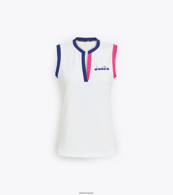 yo icono de tanque 8T8H4Z646 blanco óptico mujer Diadora vestir