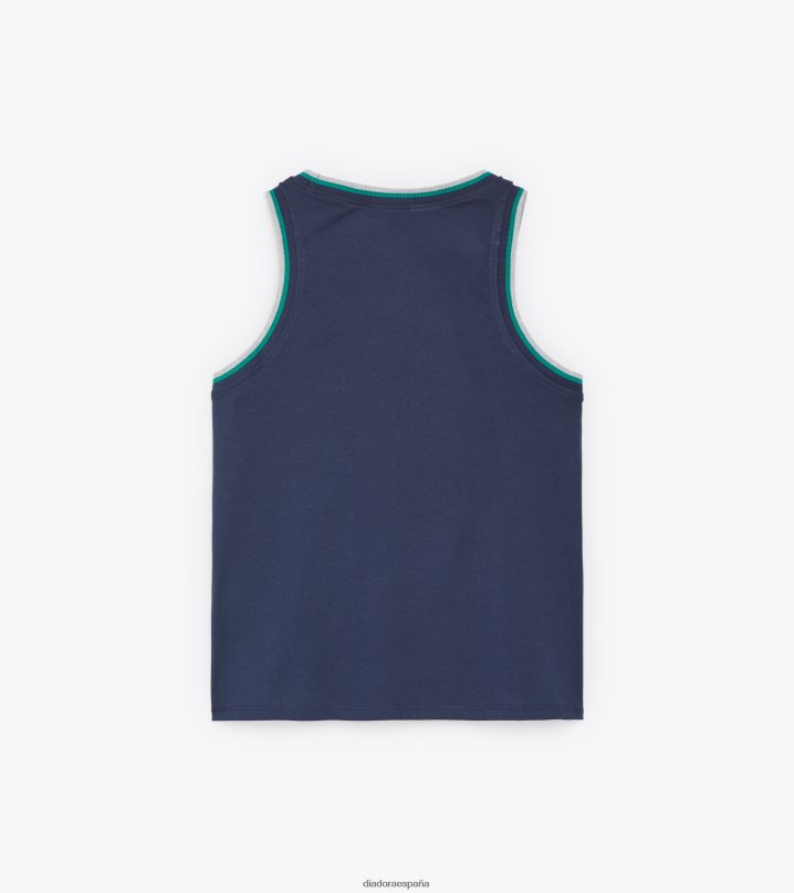 yo interpolador de tanque 8T8H4Z738 azul marino clásico mujer Diadora vestir