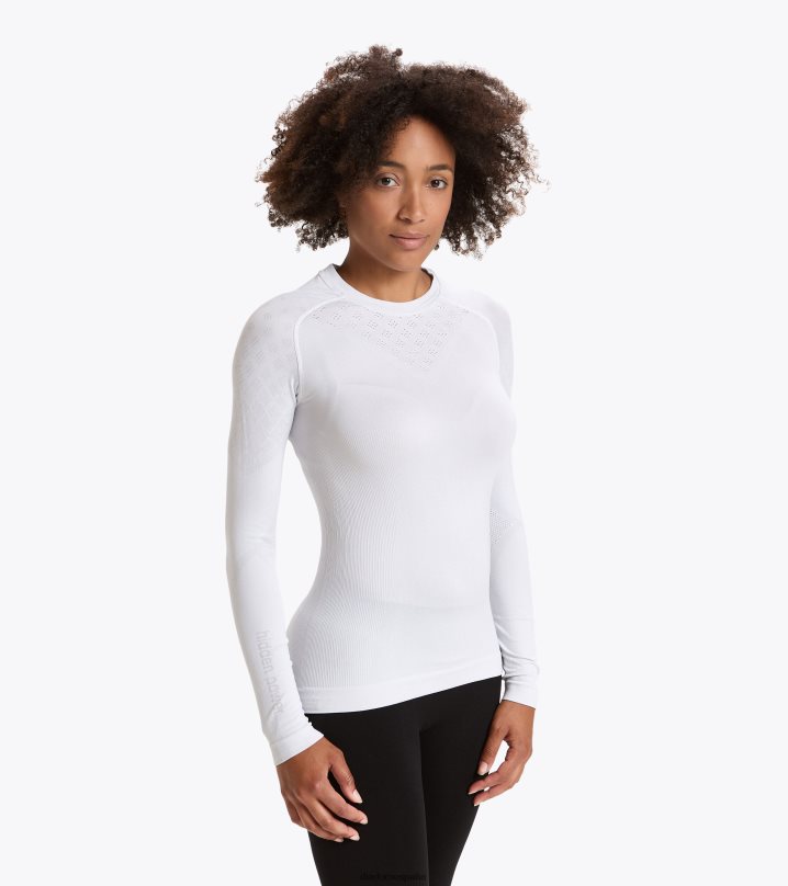 yo ls acto de camiseta 8T8H4Z682 blanco óptico mujer Diadora vestir