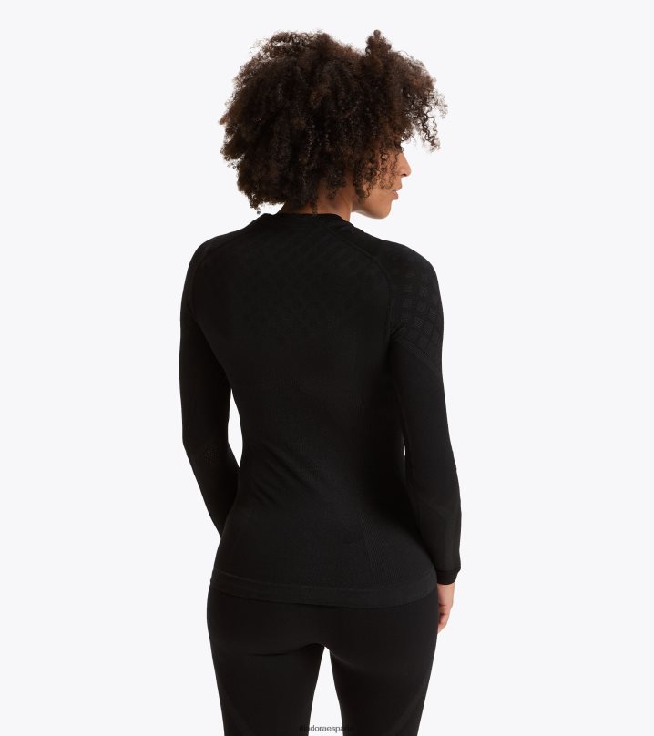 yo ls acto de camiseta 8T8H4Z683 negro mujer Diadora vestir