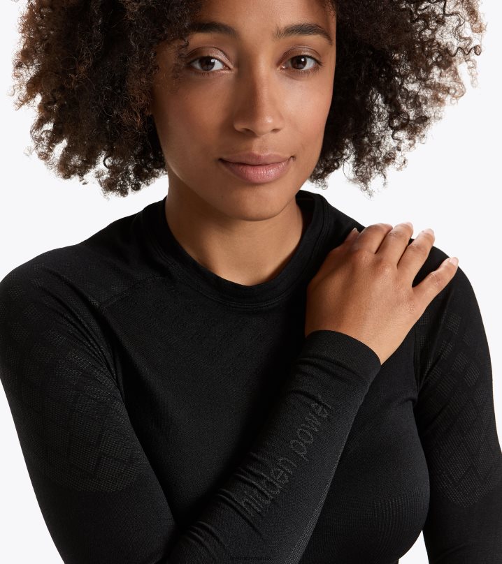 yo ls acto de camiseta 8T8H4Z683 negro mujer Diadora vestir