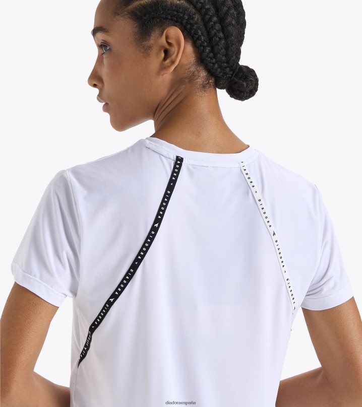 yo ss camiseta ser uno 8T8H4Z643 blanco óptico mujer Diadora vestir