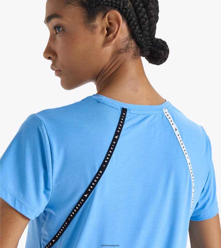 yo ss camiseta ser uno 8T8H4Z644 bonnie azul cielo mujer Diadora vestir