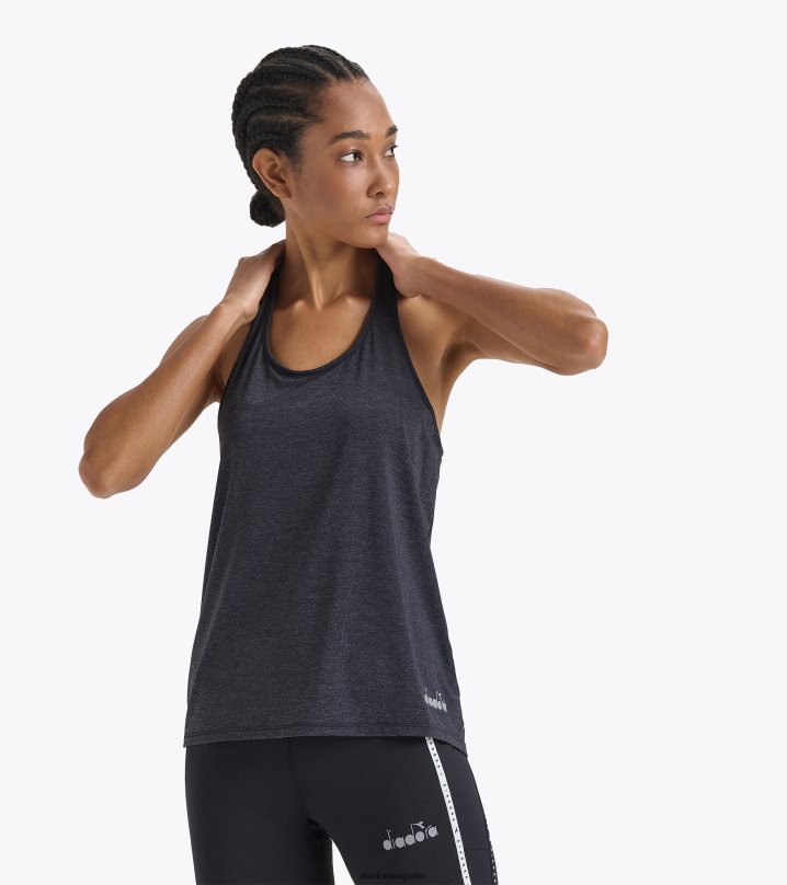 yo tanque ser uno 8T8H4Z684 negro mujer Diadora vestir