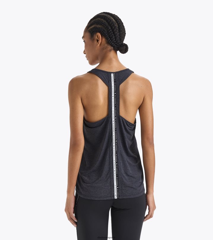 yo tanque ser uno 8T8H4Z684 negro mujer Diadora vestir