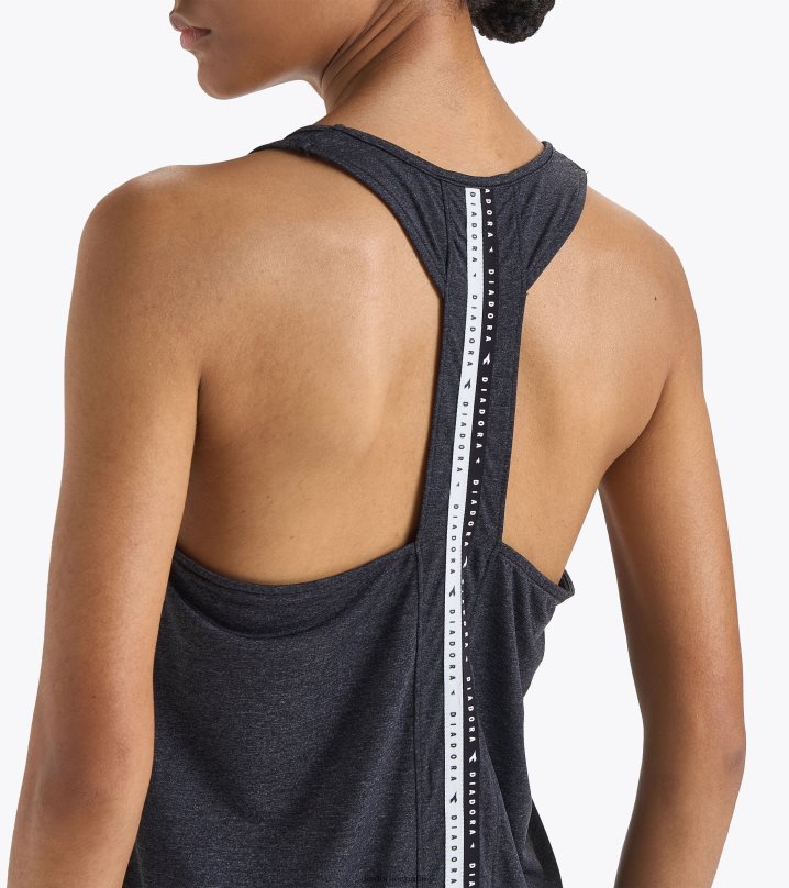 yo tanque ser uno 8T8H4Z684 negro mujer Diadora vestir