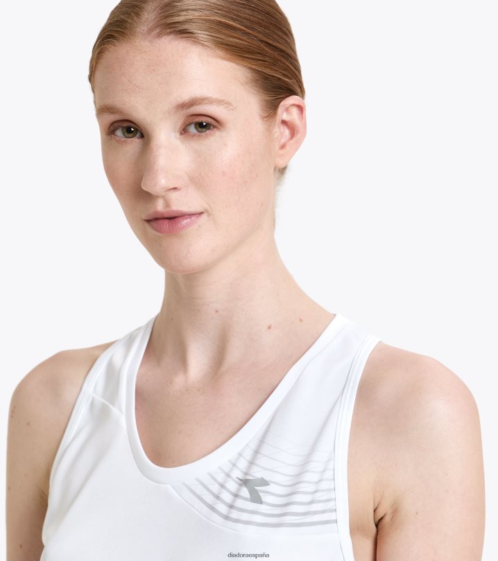 yo tribunal de tanques 8T8H4Z721 blanco óptico mujer Diadora vestir