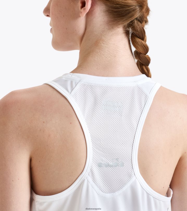 yo tribunal de tanques 8T8H4Z721 blanco óptico mujer Diadora vestir