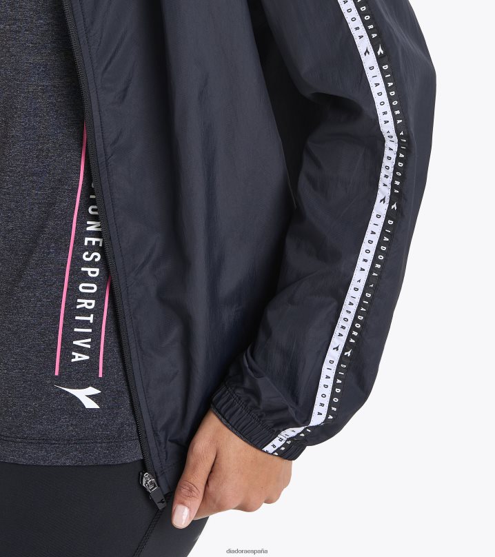 yo chaqueta multicapa be one 8T8H4Z564 negro mujer Diadora vestir