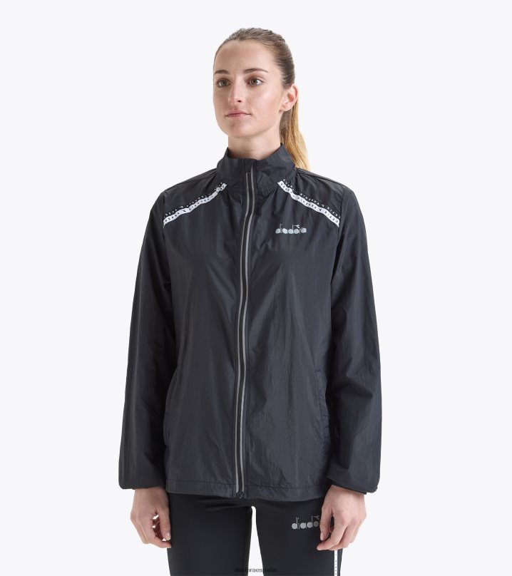 yo cortavientos empacable 8T8H4Z601 negro mujer Diadora vestir