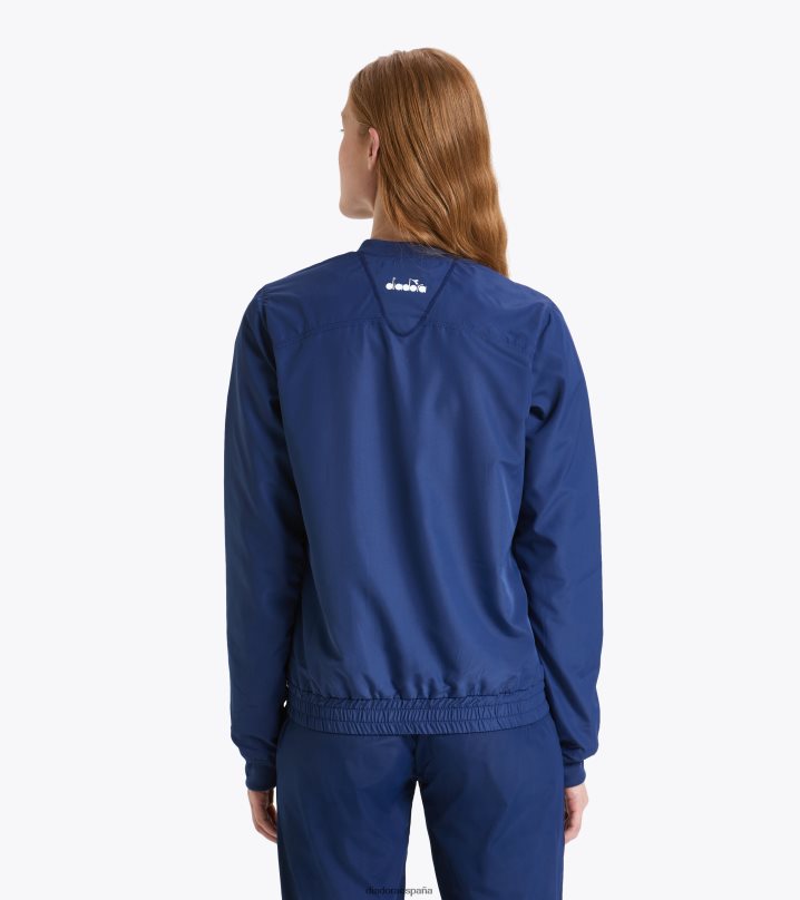 yo corte de chaqueta 8T8H4Z651 marina saltire mujer Diadora vestir