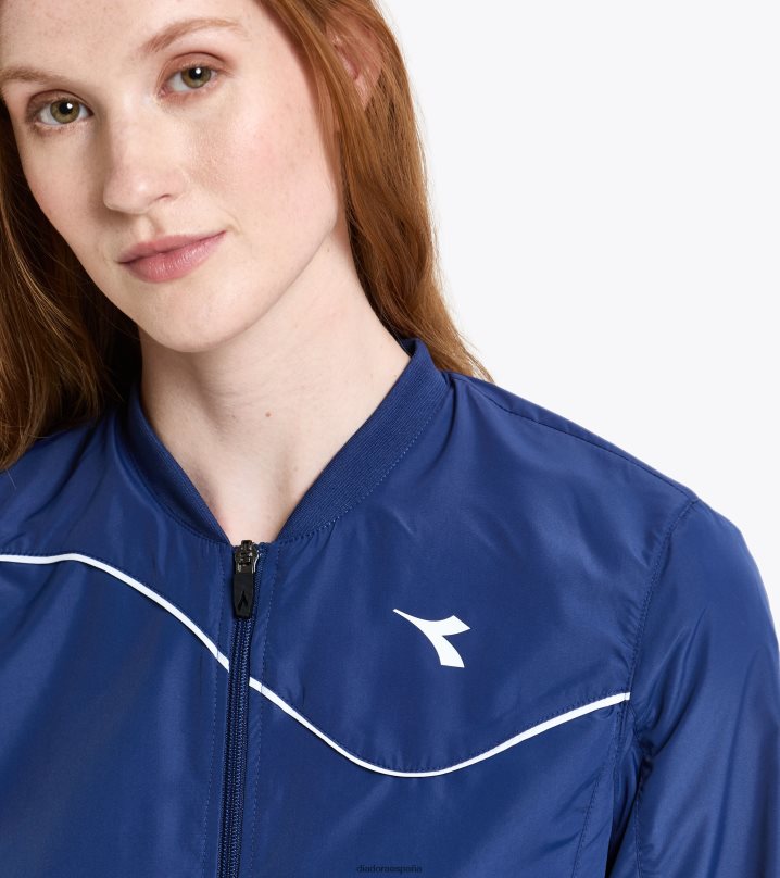 yo corte de chaqueta 8T8H4Z651 marina saltire mujer Diadora vestir