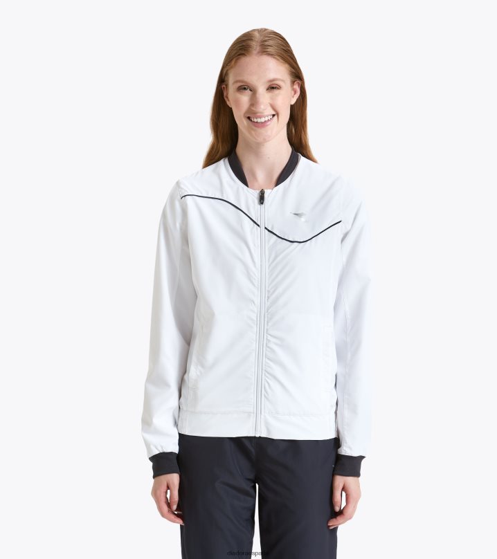 yo corte de chaqueta 8T8H4Z652 blanco óptico mujer Diadora vestir