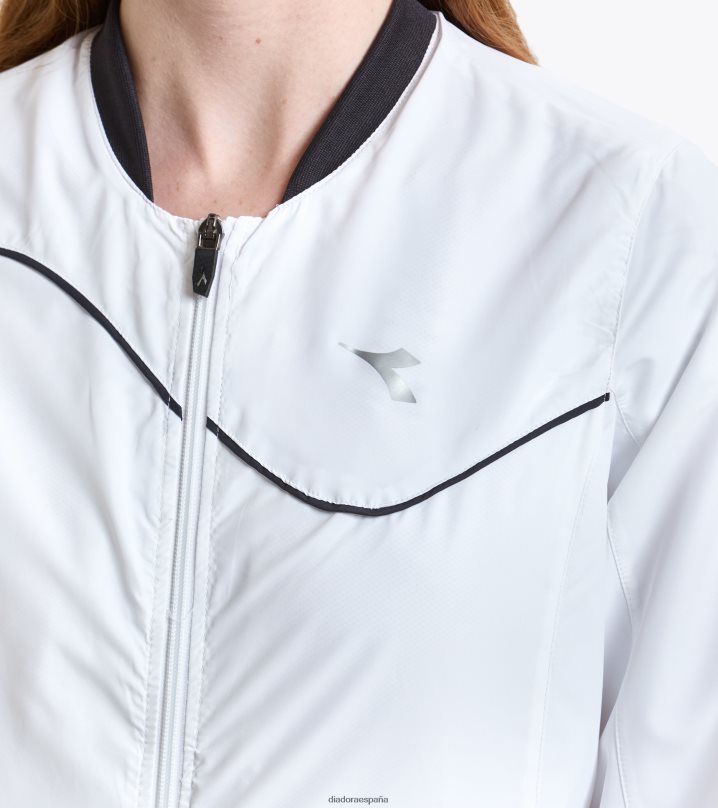 yo corte de chaqueta 8T8H4Z652 blanco óptico mujer Diadora vestir
