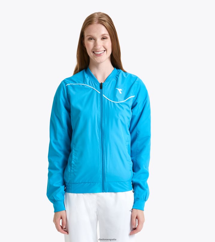 yo corte de chaqueta 8T8H4Z653 fluo real mujer Diadora vestir