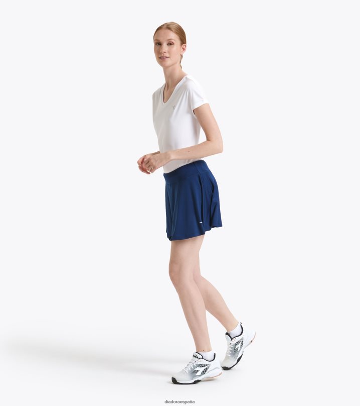 yo corte de falda 8T8H4Z707 marina saltire mujer Diadora vestir
