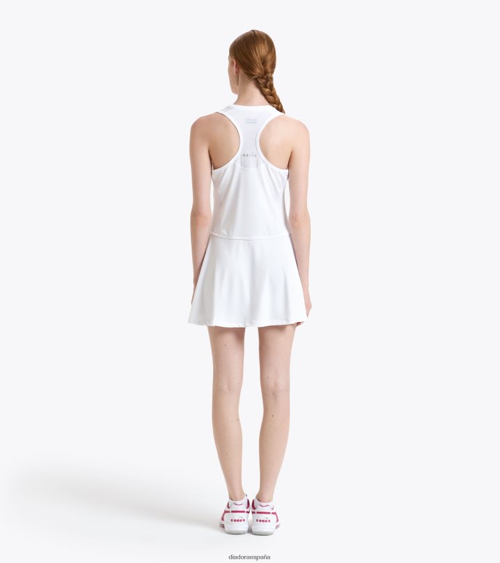 yo vestido de corte 8T8H4Z633 blanco óptico mujer Diadora vestir