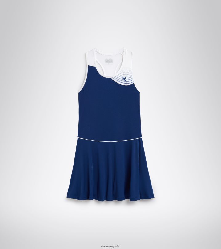 yo vestido de corte 8T8H4Z635 marina saltire mujer Diadora vestir