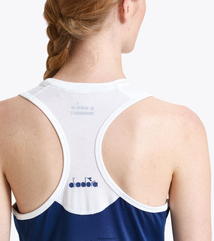 yo vestido de corte 8T8H4Z635 marina saltire mujer Diadora vestir