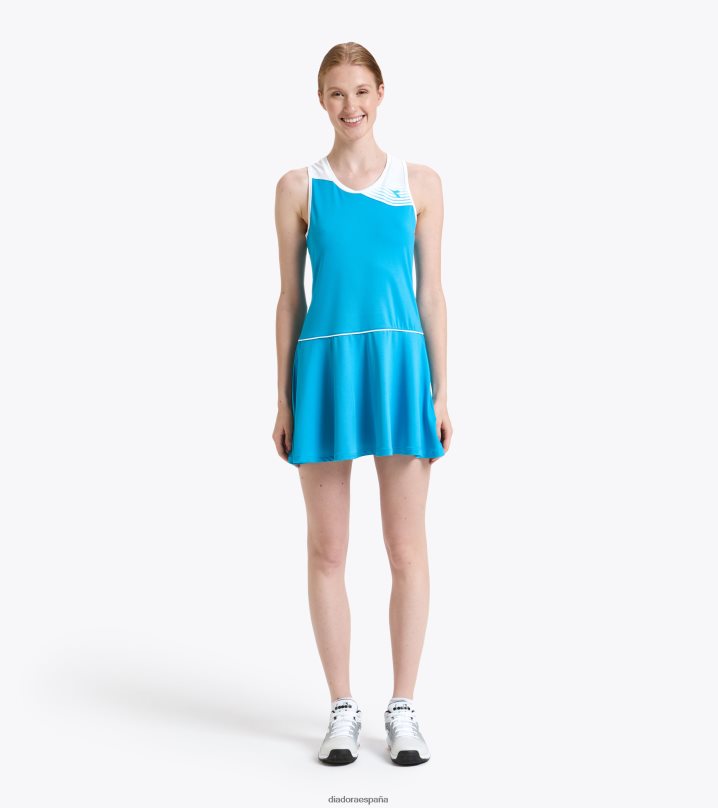 yo vestido de corte 8T8H4Z636 fluo real mujer Diadora vestir