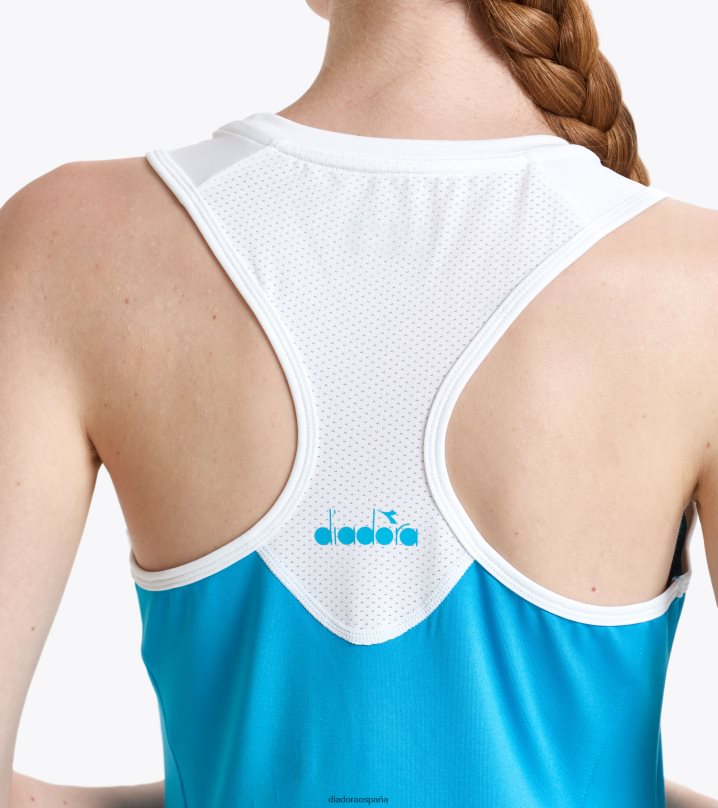 yo vestido de corte 8T8H4Z636 fluo real mujer Diadora vestir