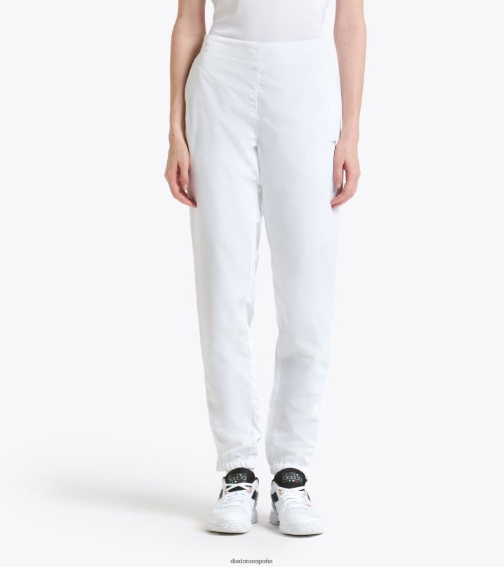 yo corte de pantalón 8T8H4Z690 blanco óptico mujer Diadora vestir