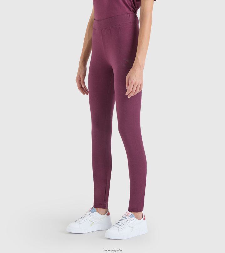 núcleo de l.leggings 8T8H4Z674 violeta africana mujer Diadora vestir