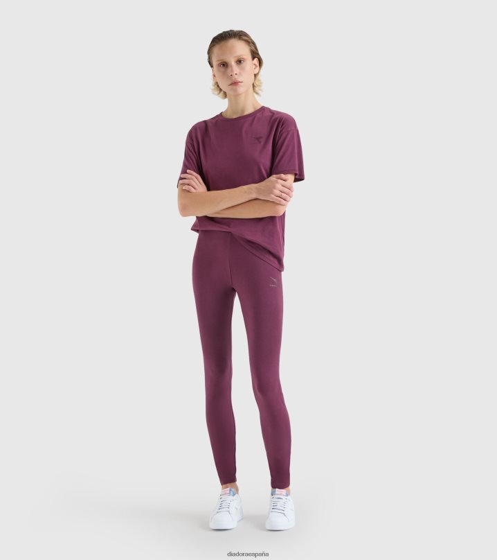 núcleo de l.leggings 8T8H4Z674 violeta africana mujer Diadora vestir