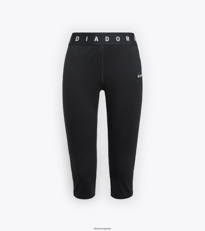 yo 3/4 medias ser uno 8T8H4Z706 negro mujer Diadora vestir