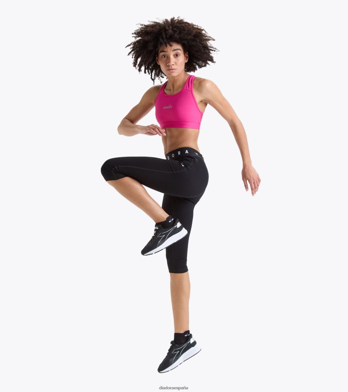 yo 3/4 medias ser uno 8T8H4Z706 negro mujer Diadora vestir