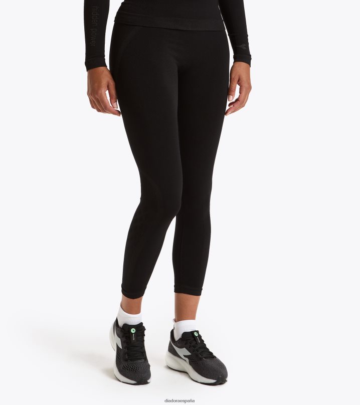 yo acto de pantalones 8T8H4Z692 negro mujer Diadora vestir