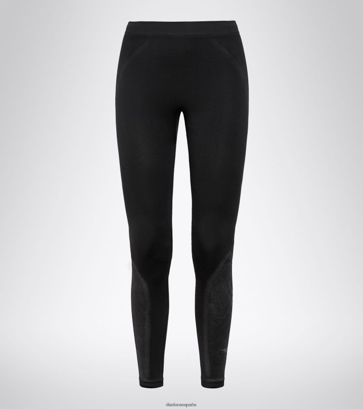 yo acto de pantalones 8T8H4Z692 negro mujer Diadora vestir