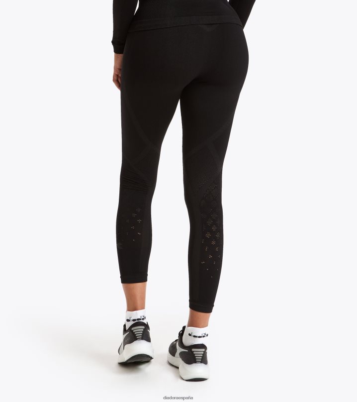 yo acto de pantalones 8T8H4Z692 negro mujer Diadora vestir